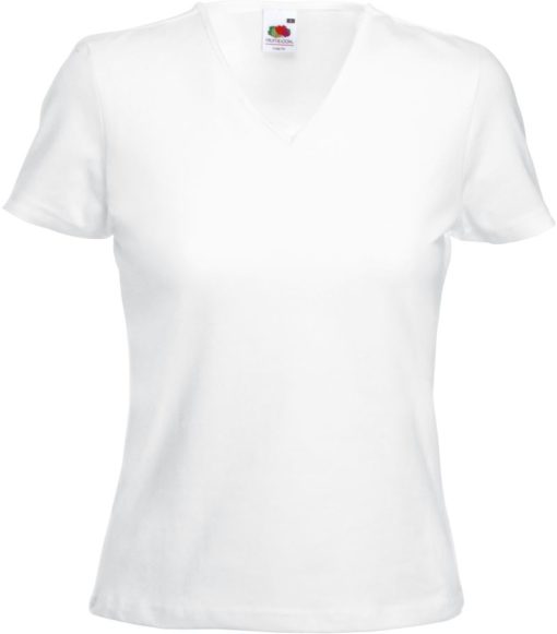 16.1054 - F.O.L. - Lady-Fit V-Neck T Disco